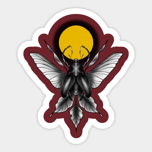 Bug Sticker by DamnedSilence